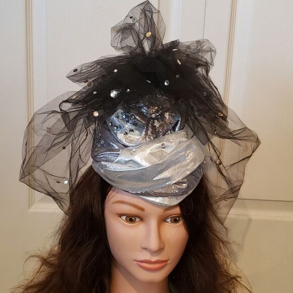 VNTG Whittall & Shon Bejeweled Hat main image 4